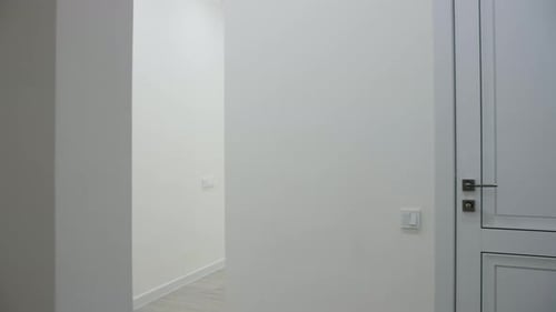 Bright Doors in the Apartment After Renovation
