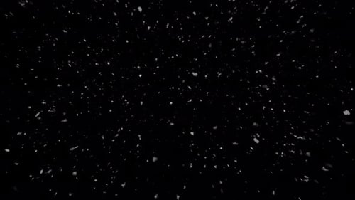 Snow Christmas loop Alpha Random Fast Snowflakes 4K