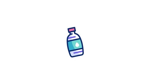 Waterbottle Animated Icon