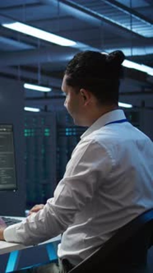 Vertical Video Data Center Technician Responsible for Installation of Networking Equipment