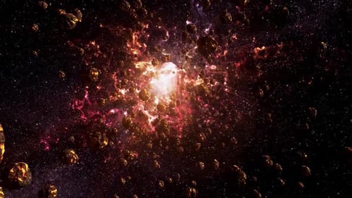 space view background Video