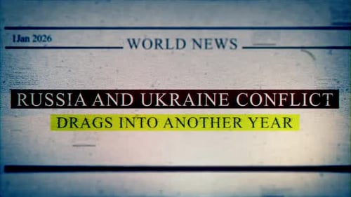 Russia And Ukraine Conflict Drags Into Another Year Newspaper Headlines