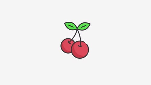 Animation mit Kirschsymbol