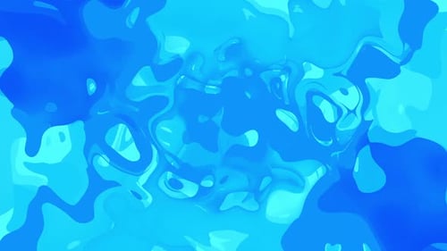 Seamless Abstract Blue Fluid Motion Background