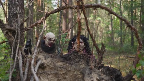 Monsters and Goblins in Forest Children's Camp