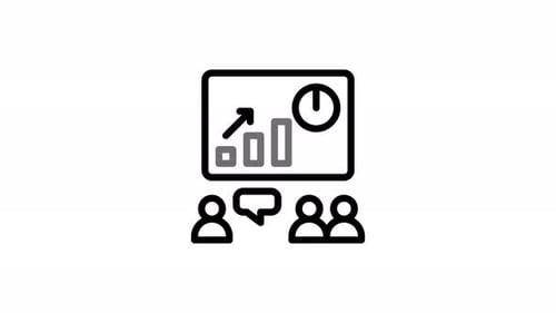 workshop line icon animation