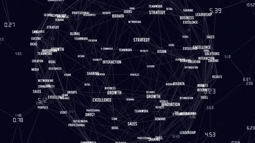 Corporate Technology Network Connection and Data Visualization