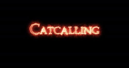 Animated Fiery Glow Text Title Reveal
