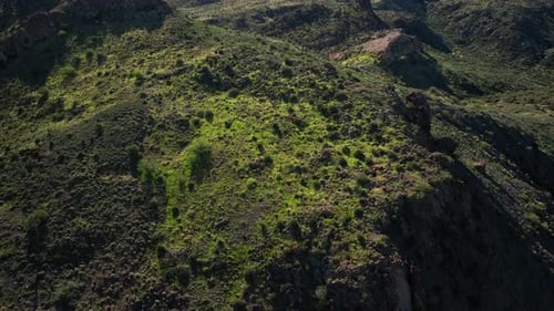 Vista aérea de Superstition Mountain, Estados Unidos.