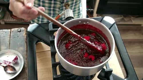 Cooking Strawberry Jam