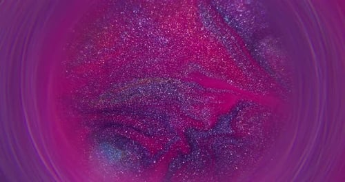 Blur Round Splash Ink Blend Glitter Flow Droplets