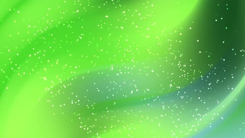 Green Abstract Background With Many Small White Specks
