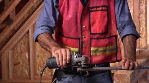 Portrait of Construction Worker 30s