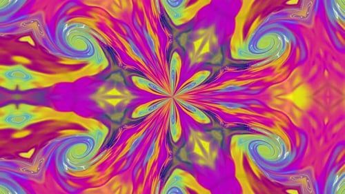 Abstract gradient on a mandala background