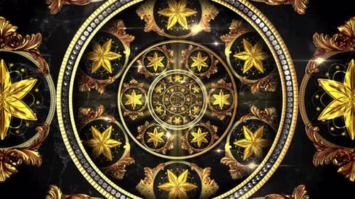 Luxury Circle Ornament Frame