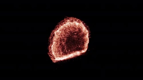 Fiery Abstract Particle Burst Reveal