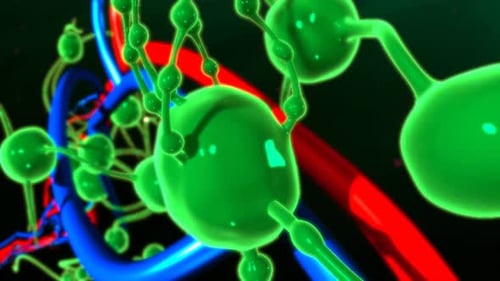 Neurônios disparando dentro de uma rede neural