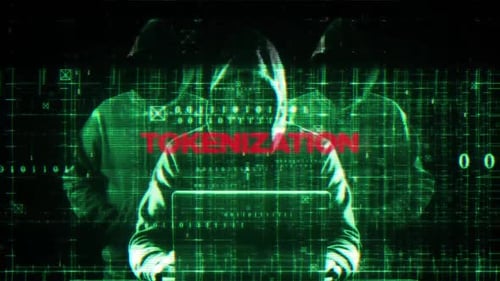 Hacker Digital Glitch Text Reveal Opener