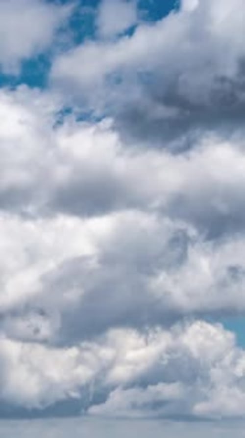 Moving Clouds on a Sunny Day