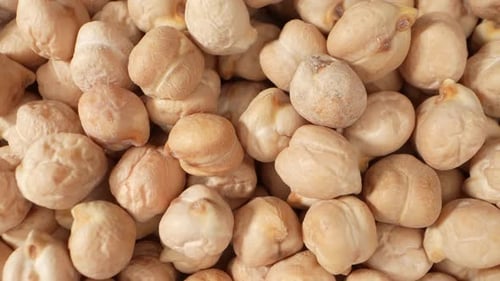 Close Up of Cooked Chickpeas