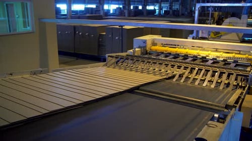 Factory Cardboard Production