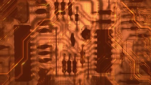 Electronic PCB Printed Circuit Board Digital Abstract Background Electrical Scheme Technology