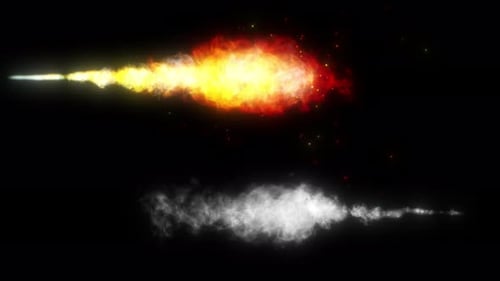 Fast Fire and Frost Steams Seamless Loop