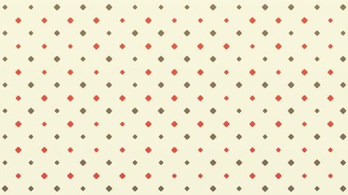 Animated Geometric Pattern of Rounded Dots Looping Background