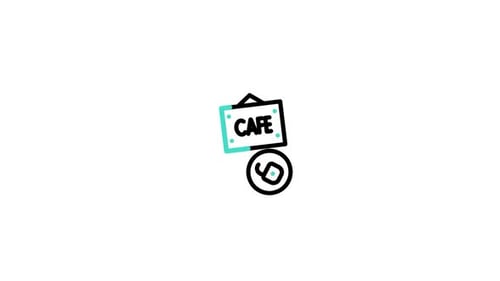 Animiertes Café-Symbol