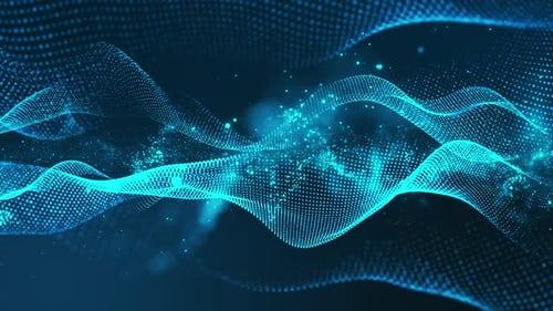 Abstract Particle Background