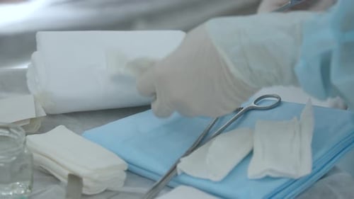 Preparing Sterile Medical Supplies for Surgery