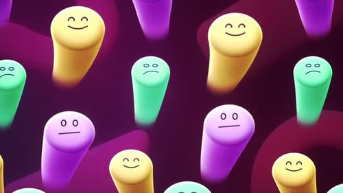 Smiling Glow Background