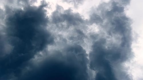 Swirling Storm Clouds Filling the Sky