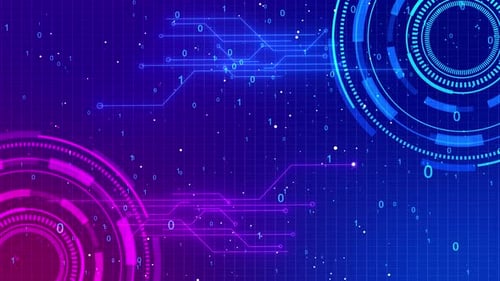 Futuristic Sci Fi Technology Pattern Concept Background Virtual Reality VR Headup Display Design
