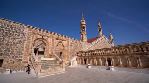 Mor Gabriel Monastery is the oldest surviving Syriac Orthodox monastery in the world 4K
