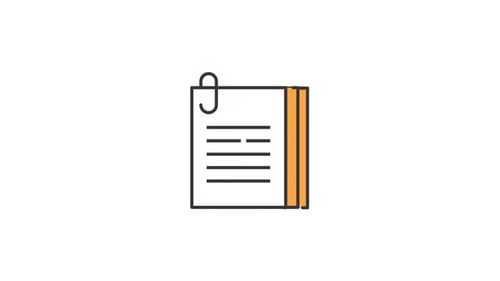 Document Submission icon animation