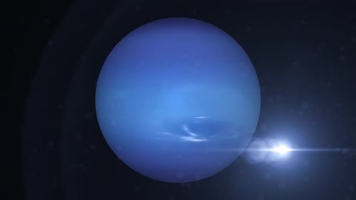 Neptune Planet animated. 2999