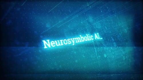 Digital Screen Showing Neurosymbolic Ai Message