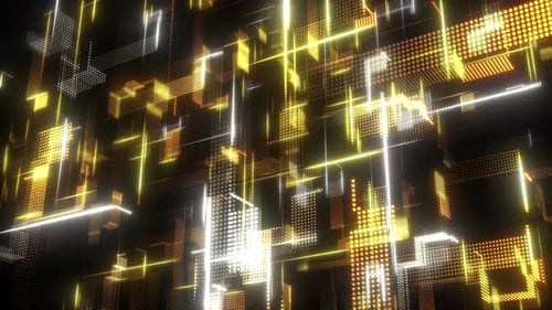 Hologram hud technology background