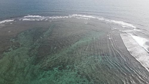 Aerial Beach Waves
