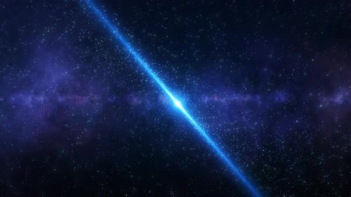 Futuristic Space Light Ray Starfield Background
