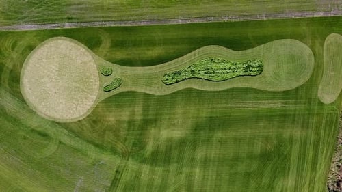 A Stunning and Unique Aerial View of a GolfLike Landscape Design That Captivates Attention
