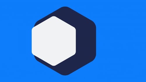Hexagon transition background