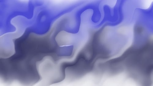 Abstract Fluid Blue and White Animated Background