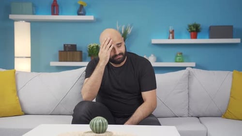 Lonely And Sad Man.