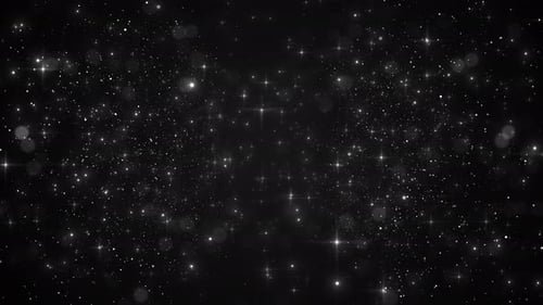 Elegant Glitter Particles Overlay Loop Background