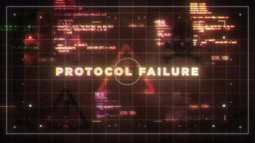 Protocol Failure Trendy Hacking And Cybersecurity Words
