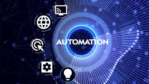 Internet, business, Technology and network concept. Automation Software. Innovating Business