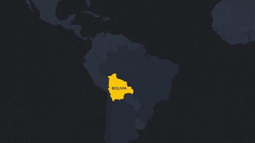 Karte von Bolivien