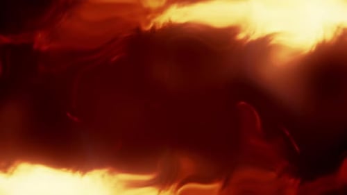 Abstract Fiery Fluid Motion Energy Background